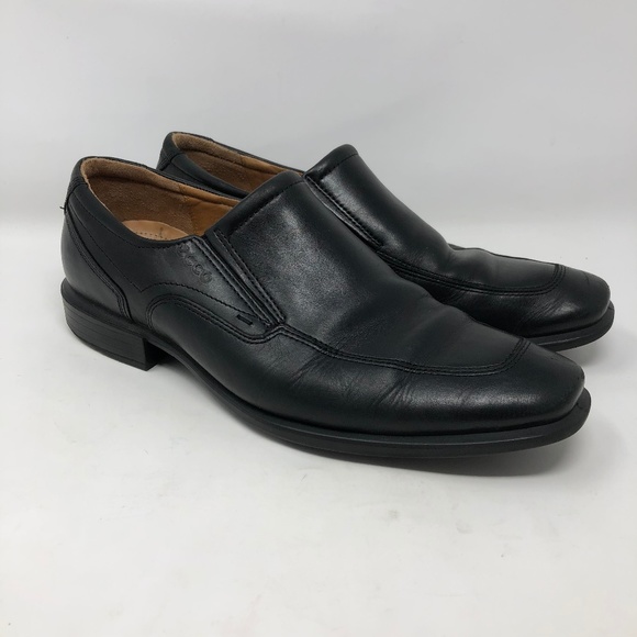 ecco leather slip on